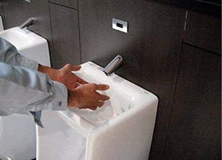手洗器一体型小便器（イメージ）