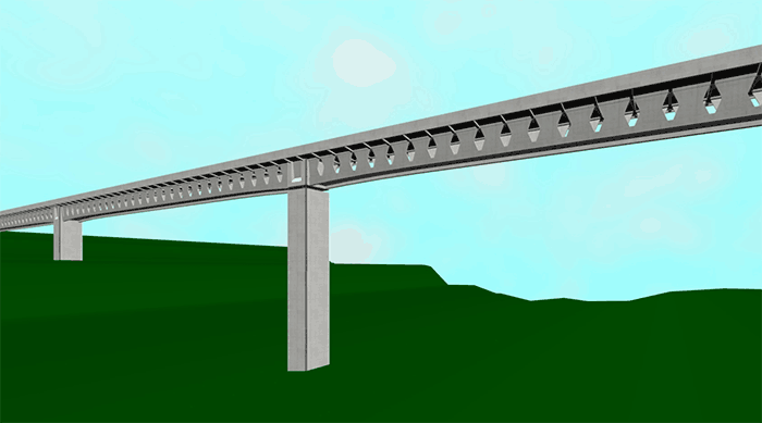 非鉄製橋梁の概要図