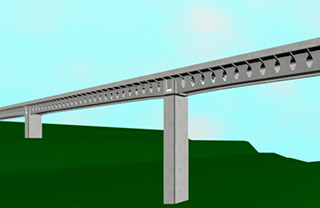 非鉄製橋梁の概要図
