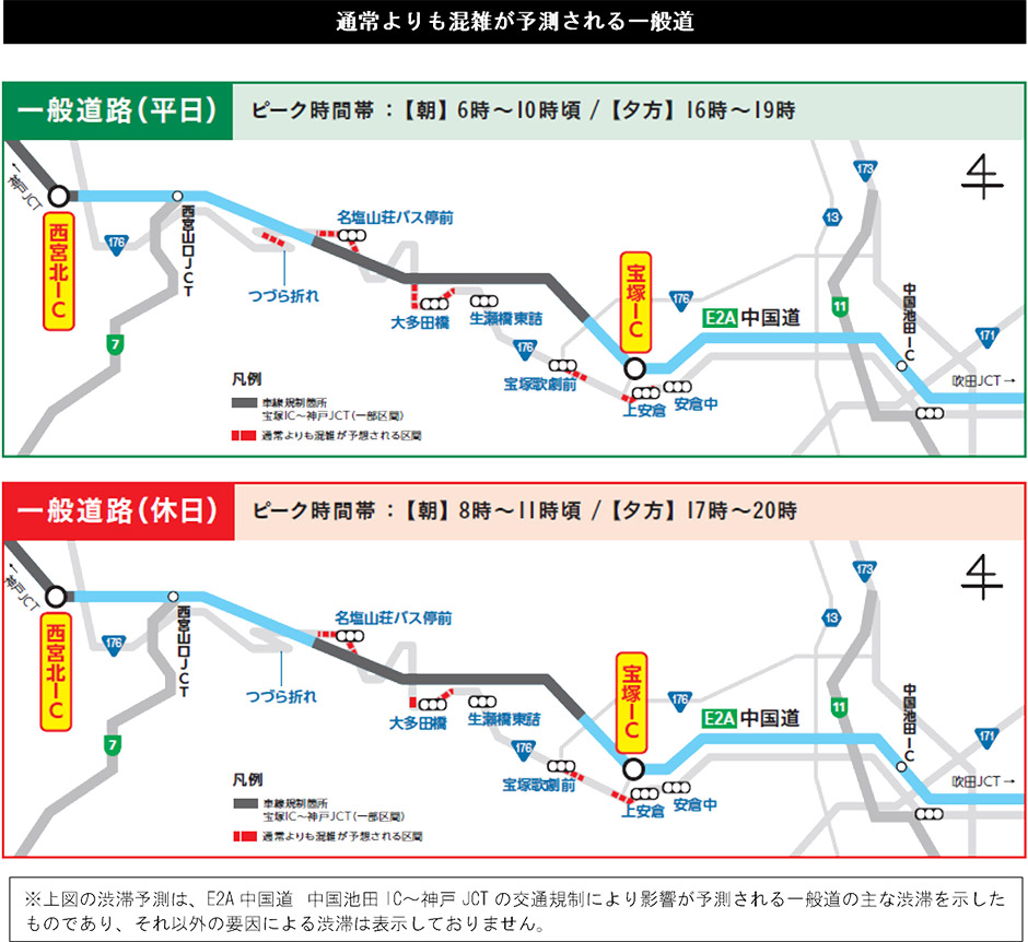 迂回ルート図