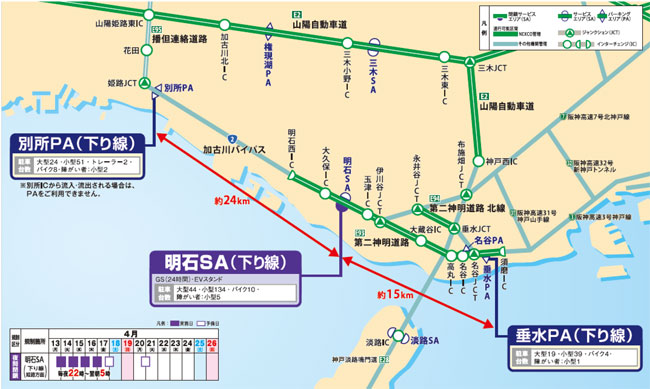周辺休憩施設