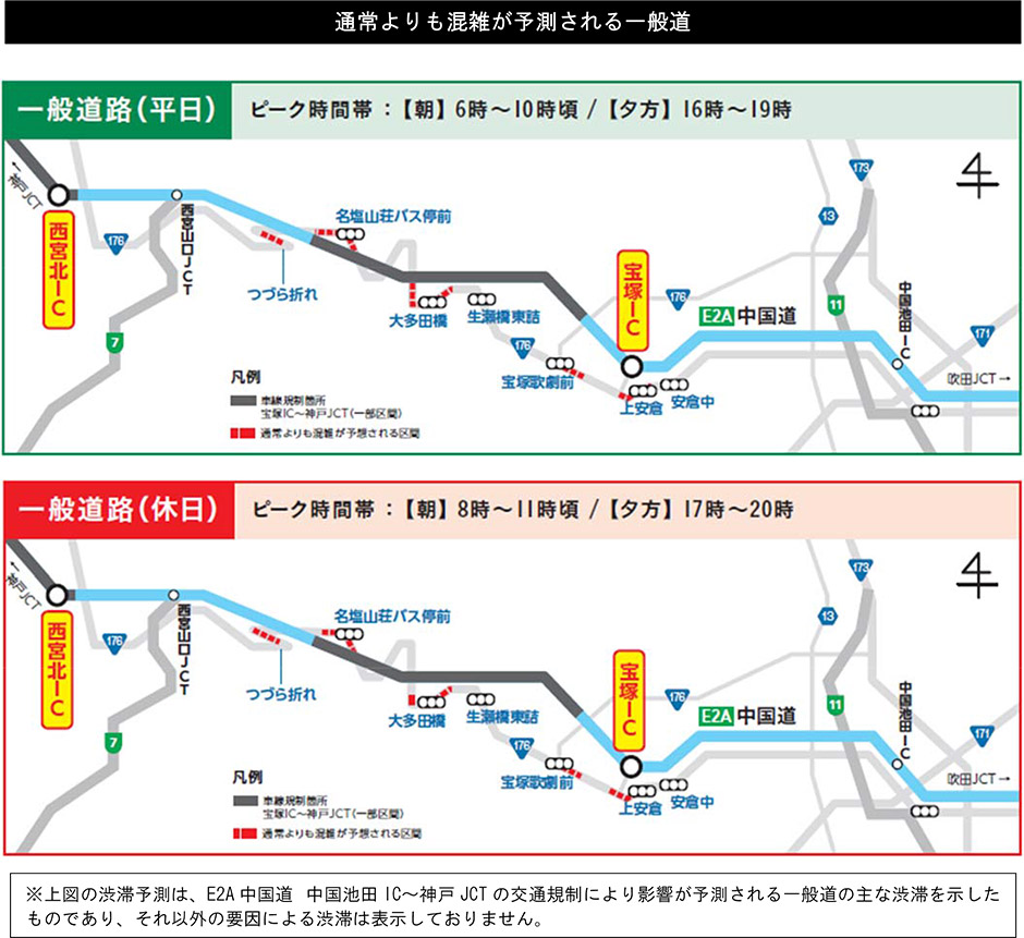 迂回ルート図