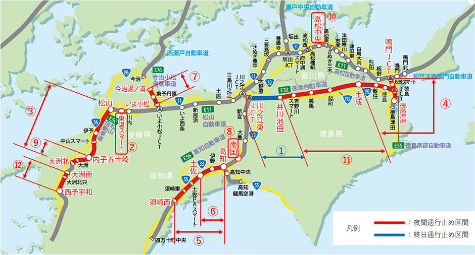 通行止め区間