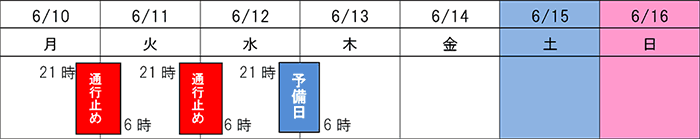 日程