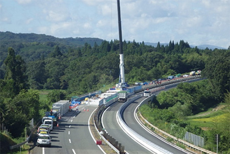 工事箇所の全景