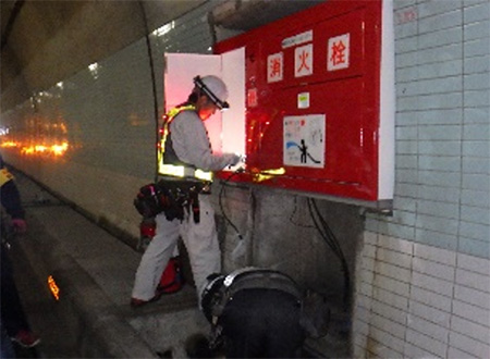 トンネル設備点検