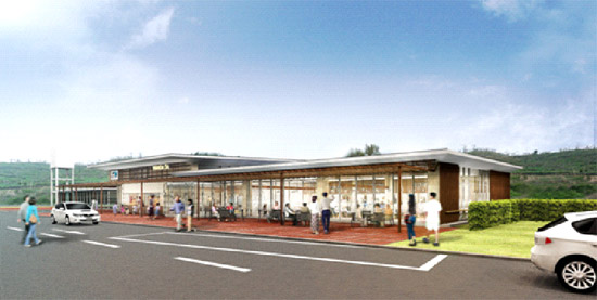 大分道　山田SA（下り線）イメージ