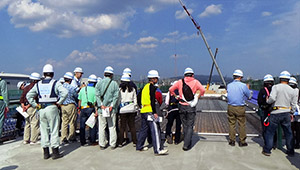 新名神高速道路　京都府域（城陽ジャンクション～八幡ジャンクション）工事現場
