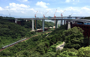 ≪初公開≫阪和自動車道　和歌山ジャンクション工事現場