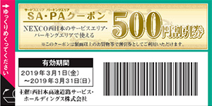 商品当選券・割引券（イメージ）