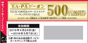 商品当選券・割引券（イメージ）