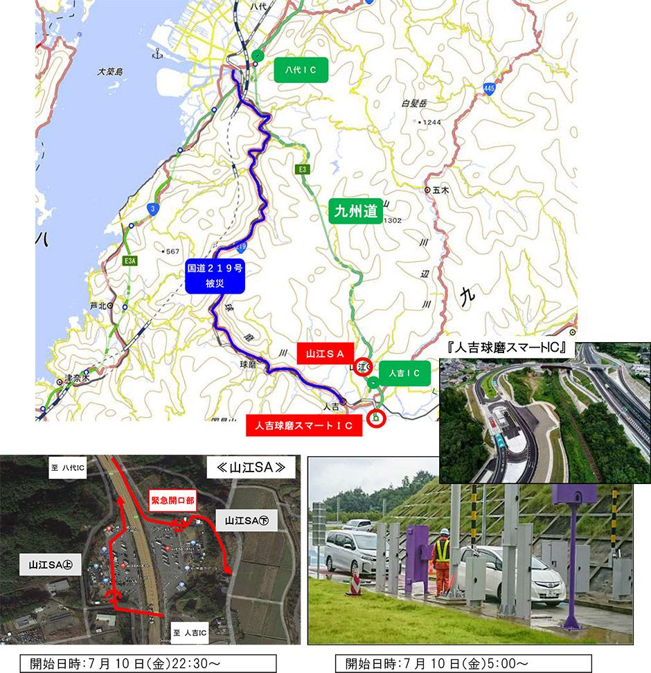 SAPA等の緊急開口部の活用
