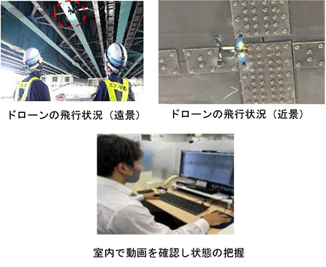 ドローンを活用した橋梁点検