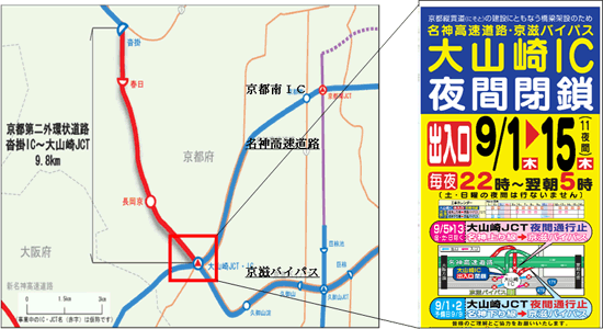 夜間閉鎖及び夜間通行止め