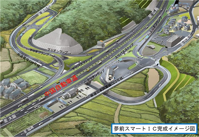 夢前スマートIC完成イメージ図