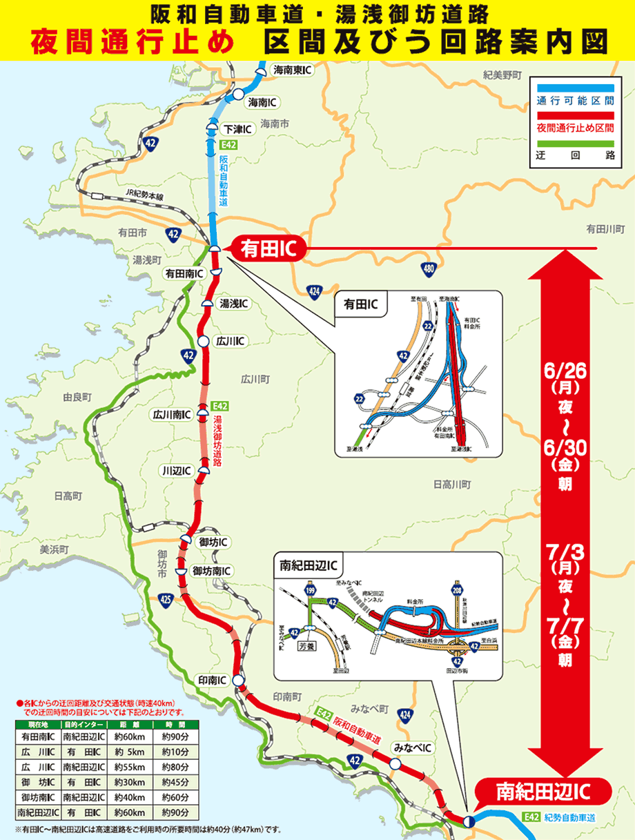位置図・迂回路案内