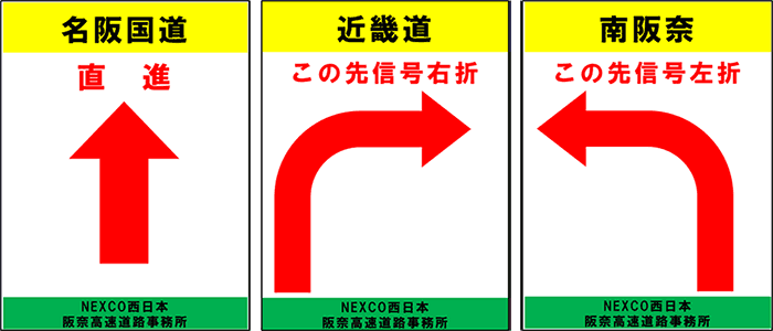 う回案内看板（例）