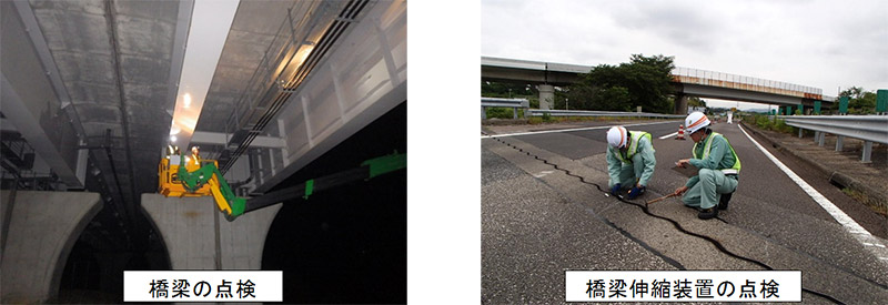 道路構造物、道路付属物および設備の点検