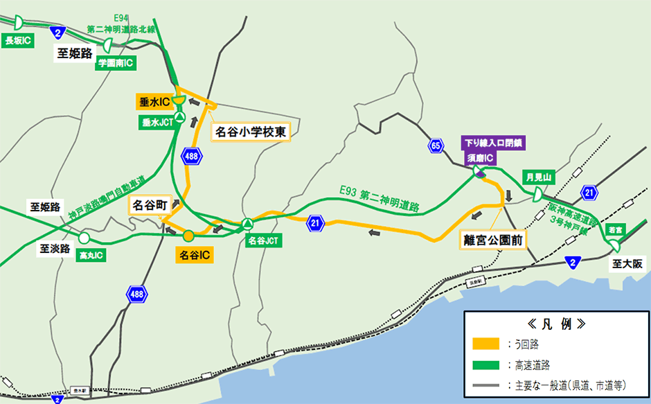 う回路案内