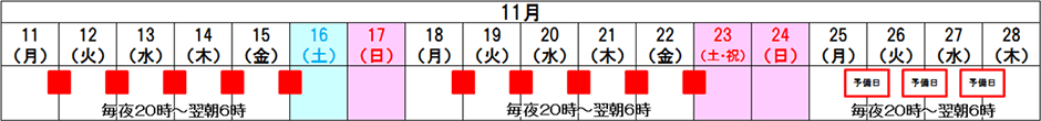 日程