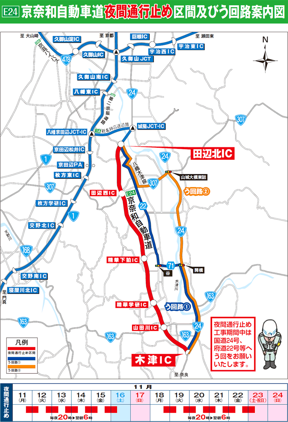 う回路案内
