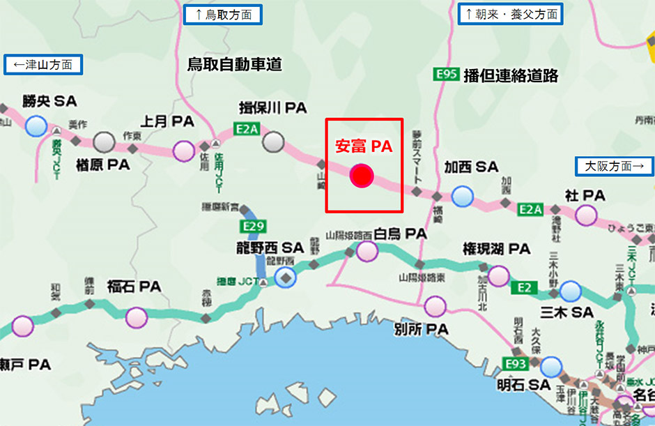 リニューアル店舗位置図