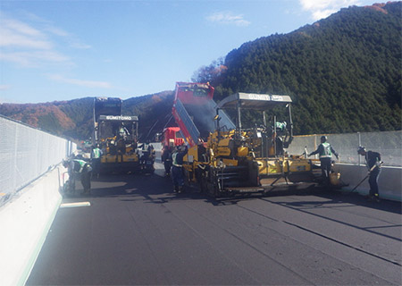 舗装工事実施状況