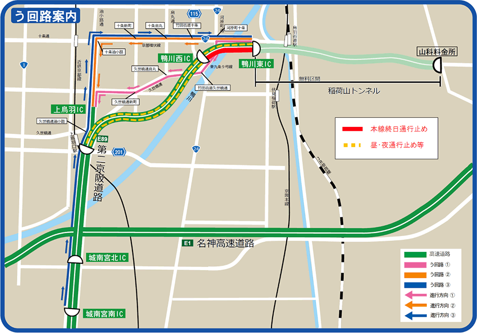う回路案内