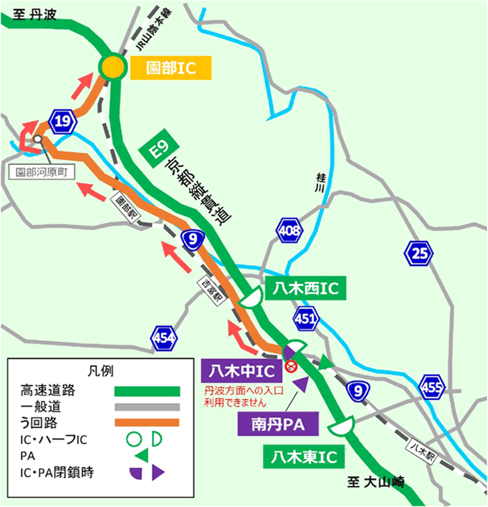 う回路案内