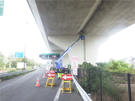 橋梁点検状況