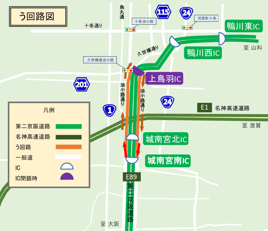 う回路案内
