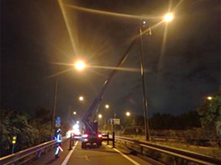 道路照明点検状況