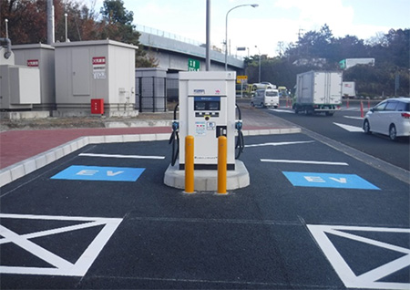 急速充電設備［2口タイプ］　整備イメージ