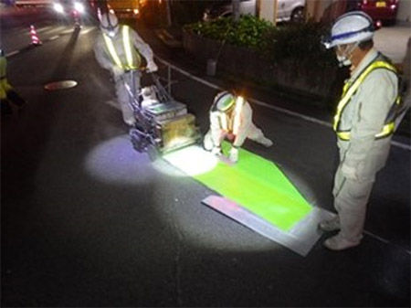 路面標示補修(作業イメージ)