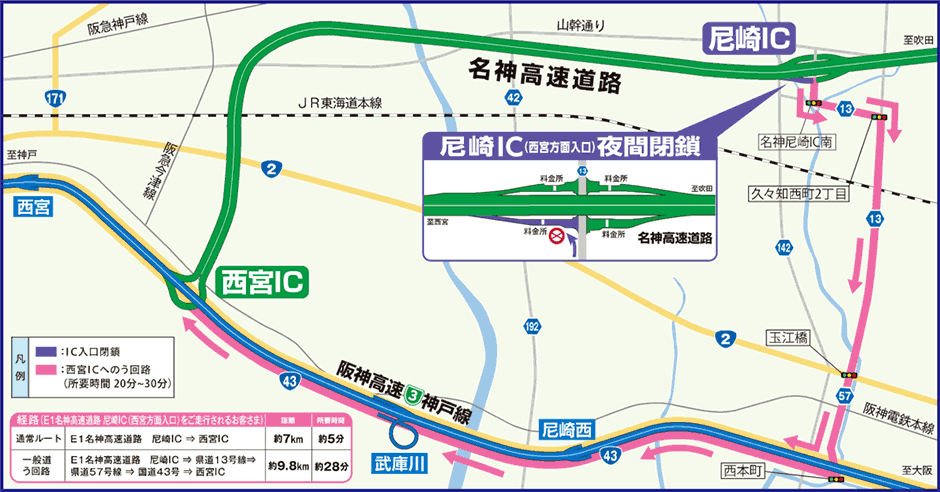 う回路案内