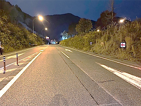 舗装損傷状況