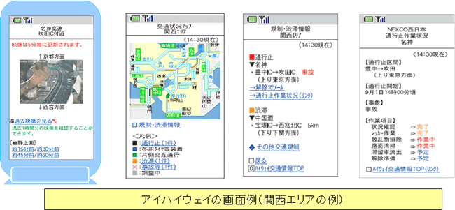 アイハイウェイ　画面イメージ