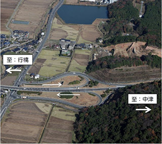 椎田IC　改築前
