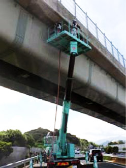 コンクリート片はく落防止対策（イメージ）