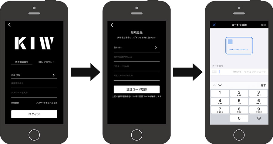 会員登録を行います。合わせてクレジットカードの登録も行います。