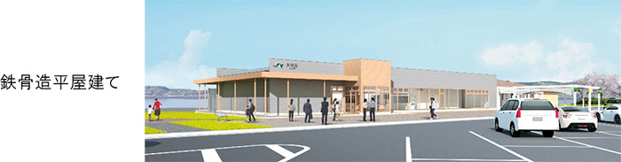 鉄骨造平屋建て