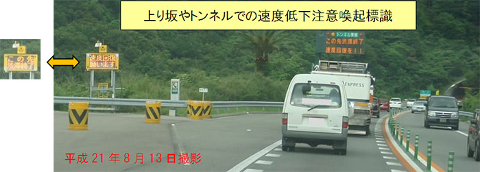 LED標識による所要時間情報提供