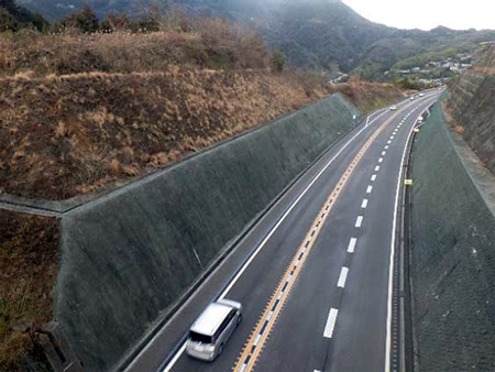 仮設防護柵設置工（施工前）