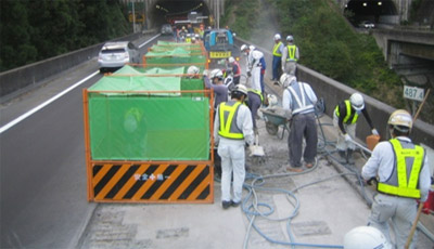平成28年度　西下野高架橋（上り線）施工時の状況