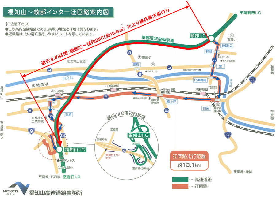 迂回路案内