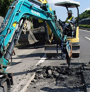 舗装補修工事のイメージ