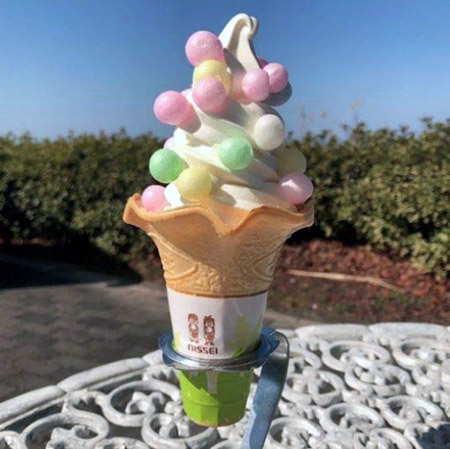 おいりソフトクリーム