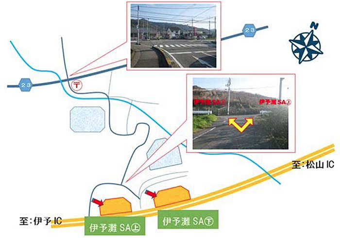 ウェルカムゲートへの案内図
