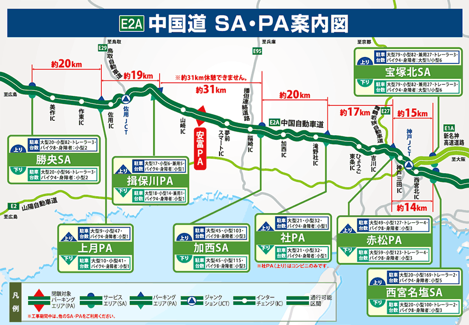 終日閉鎖時の休憩施設のご利用について
