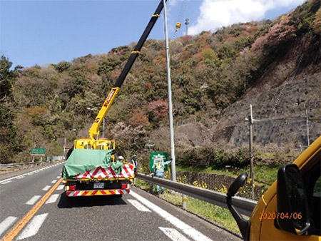 電気設備復旧工事(作業イメージ)